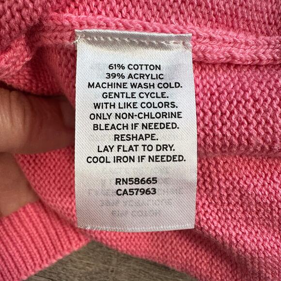 BP Pink Daisy Sweater Vest Small 80s 90s Retro - Picture 4 of 8